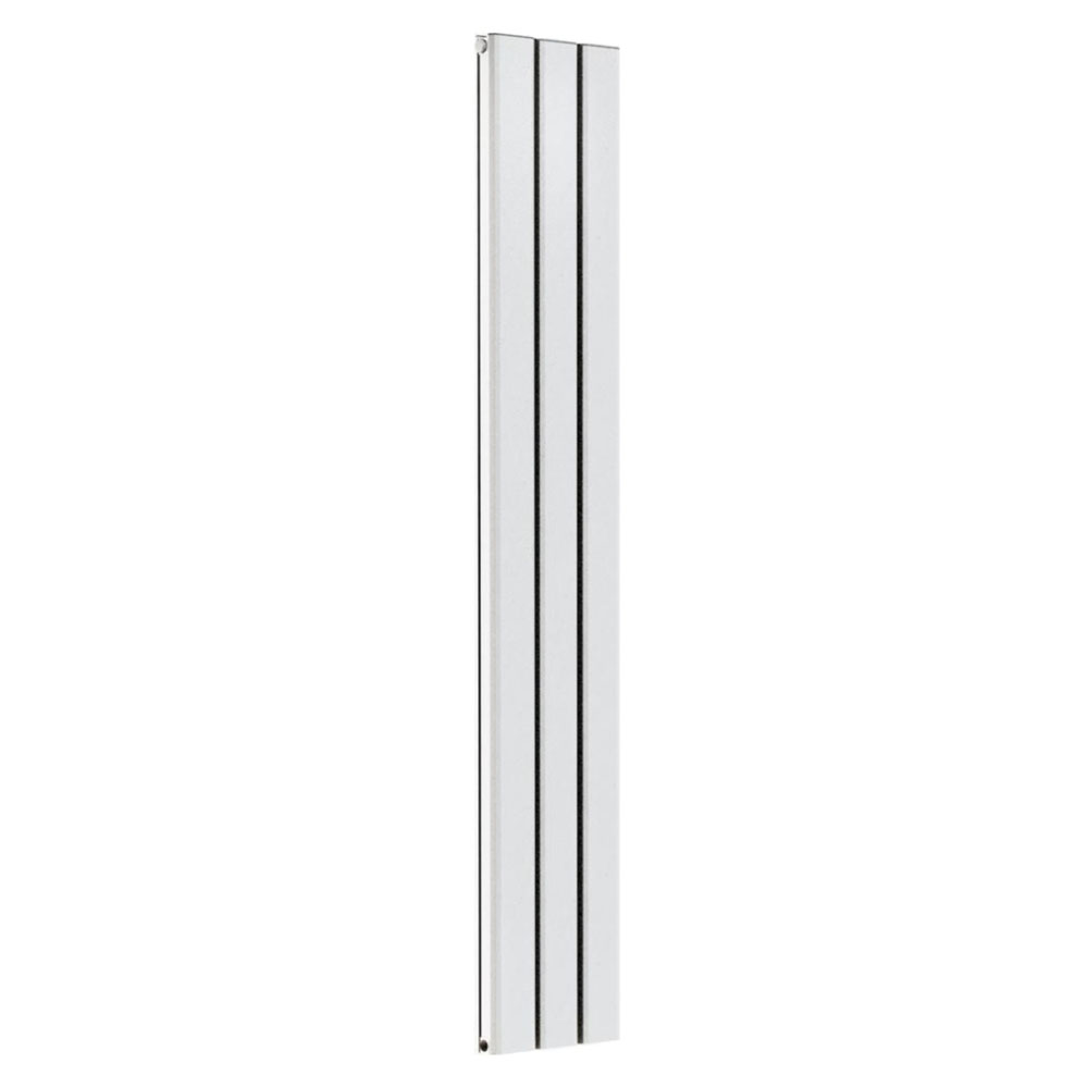 810051 Saltram Double Aluminium Radiator in White