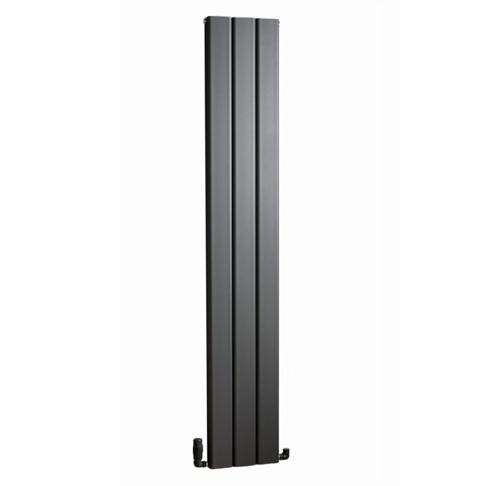 Saltram Double Aluminium Radiator in Anthracite