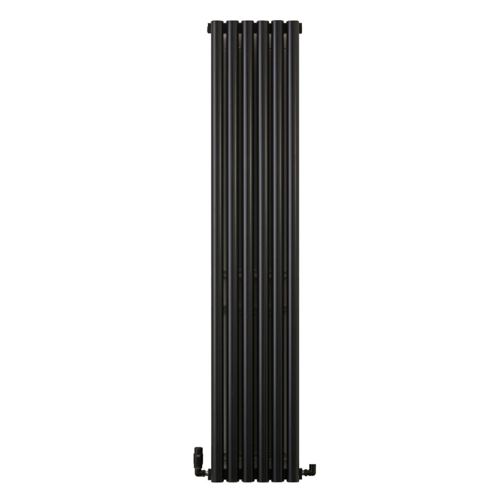 Burghley Aluminium Designer Radiator in Black