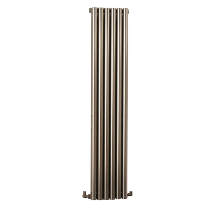 Burghley Aluminium Radiator finished in Silver