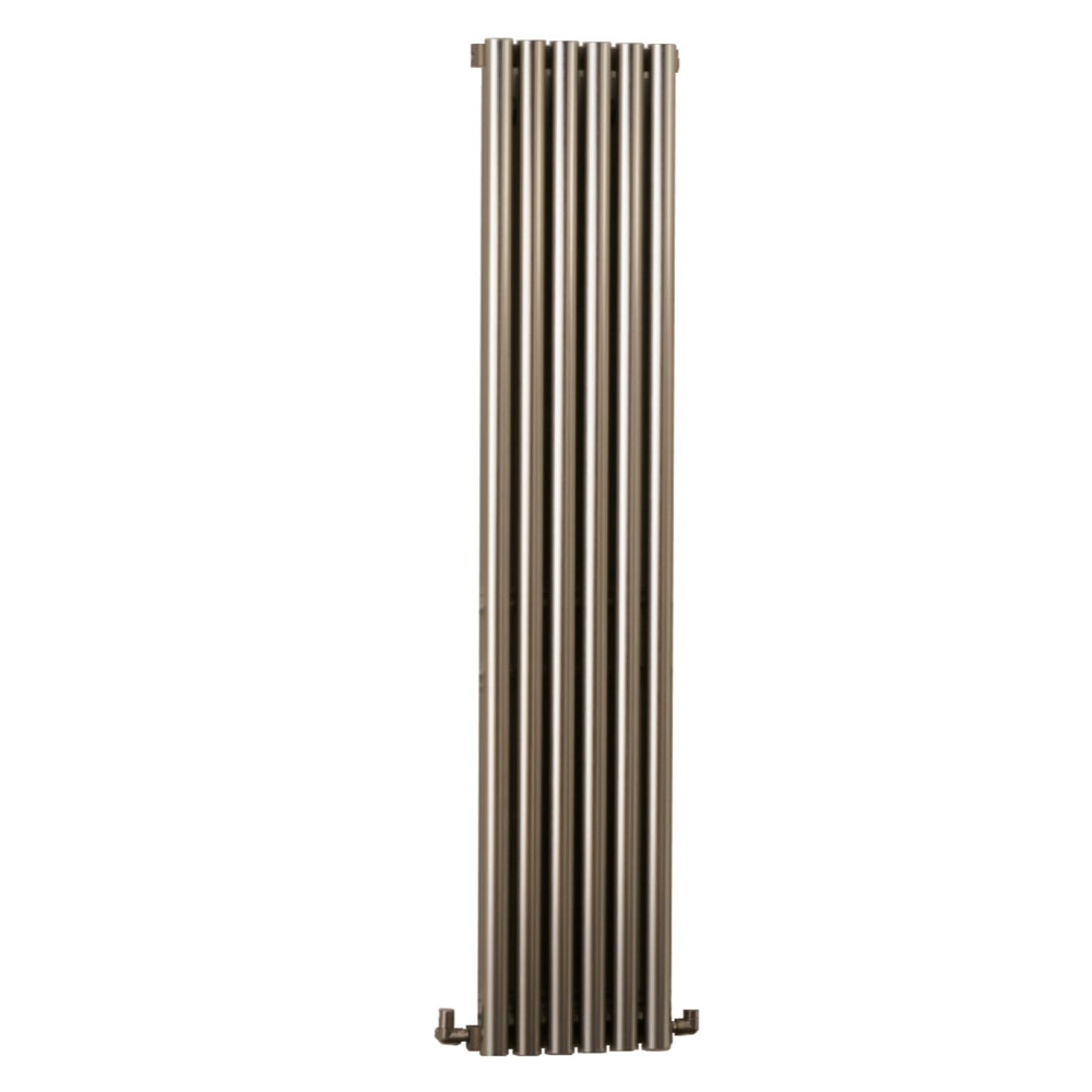 Burghley Aluminium Radiator finished in Silver