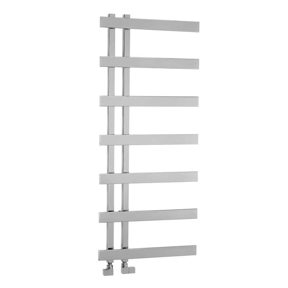 Otley Designer Towel Rail finished in Chrome