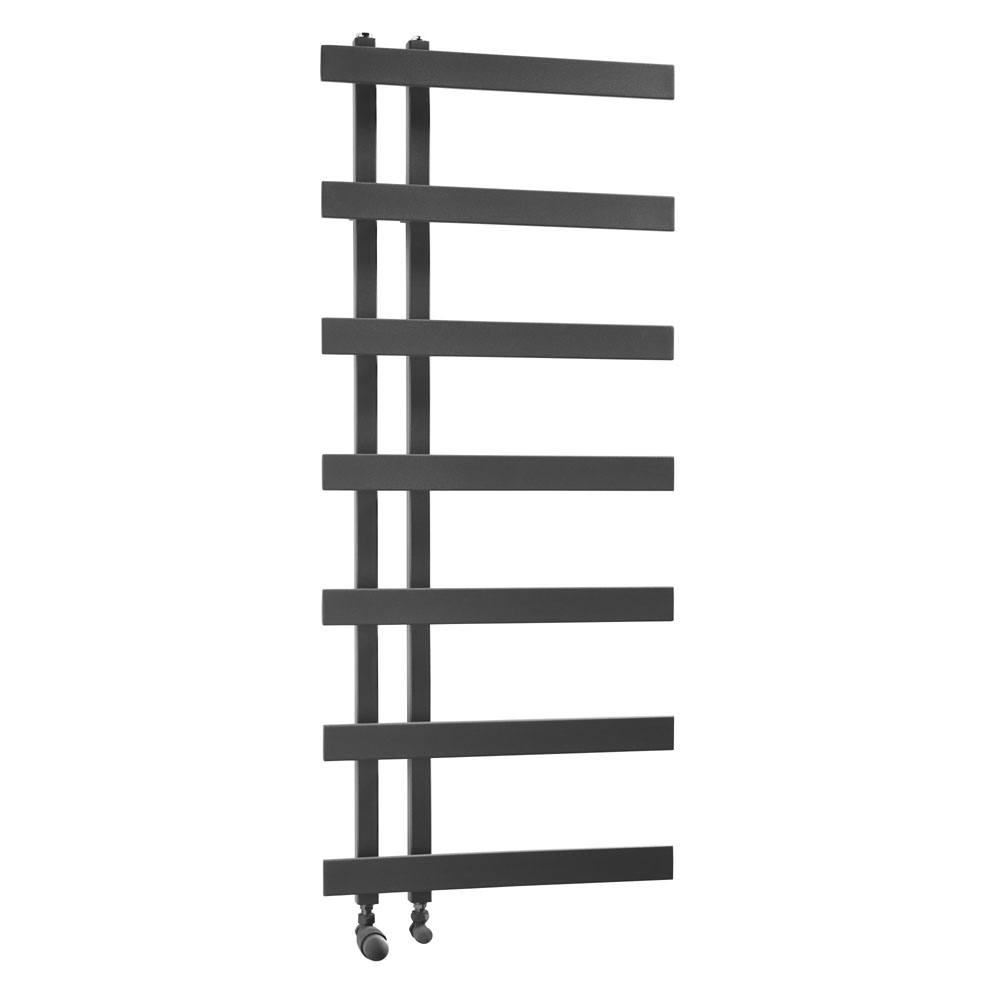The Otley Designer Towel Rail in Anthracite