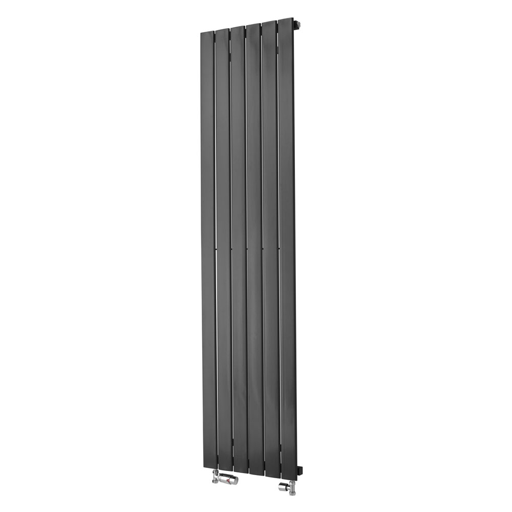 Basildon Single Vertical Radiator in anthracite