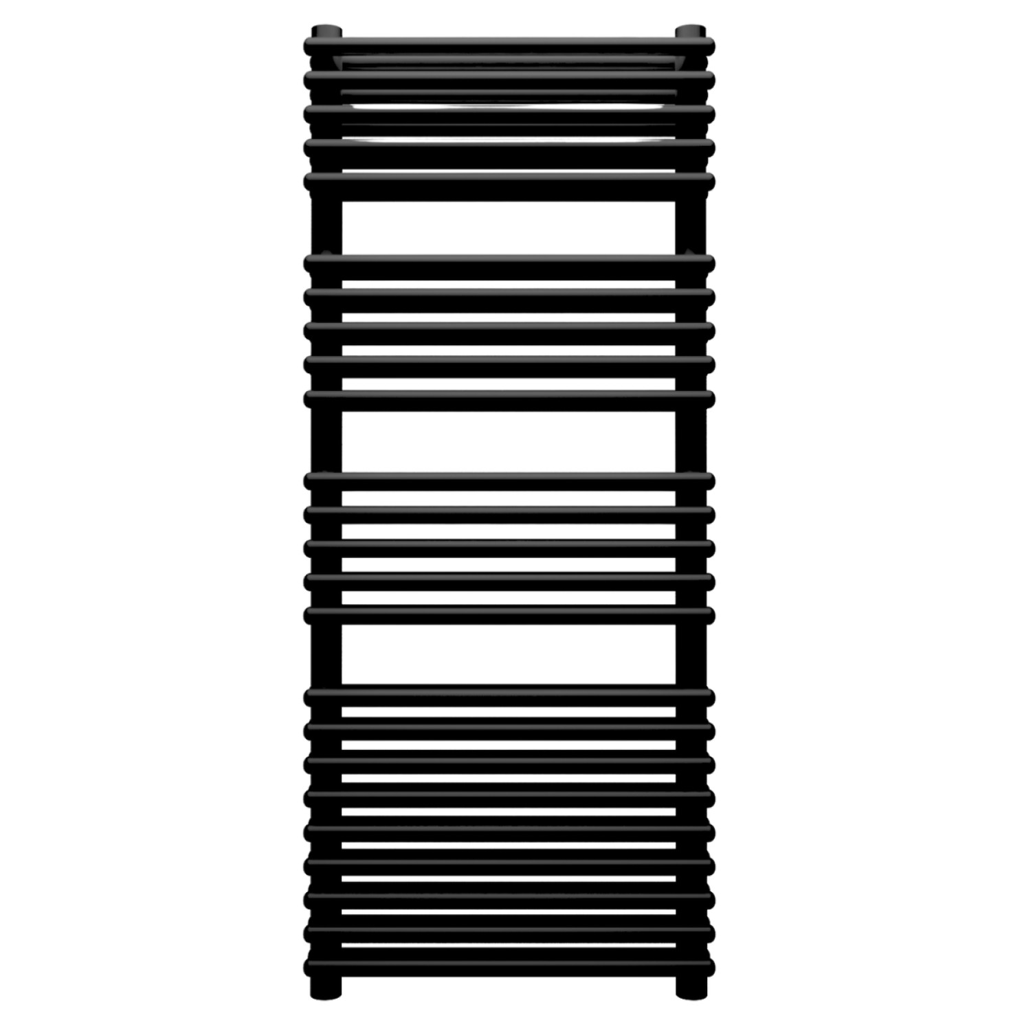 Kiplin Double Towel Rail finished in Black