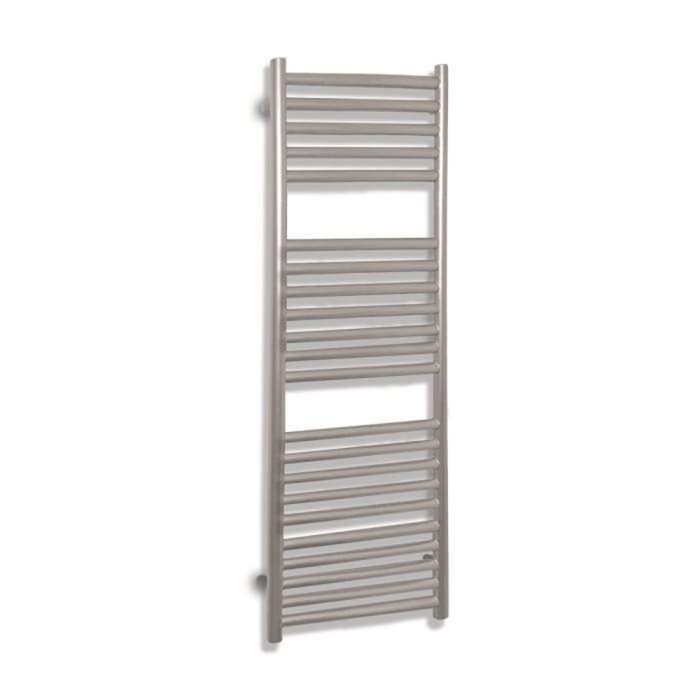 The Danson Towel Radiator with Sliver finish