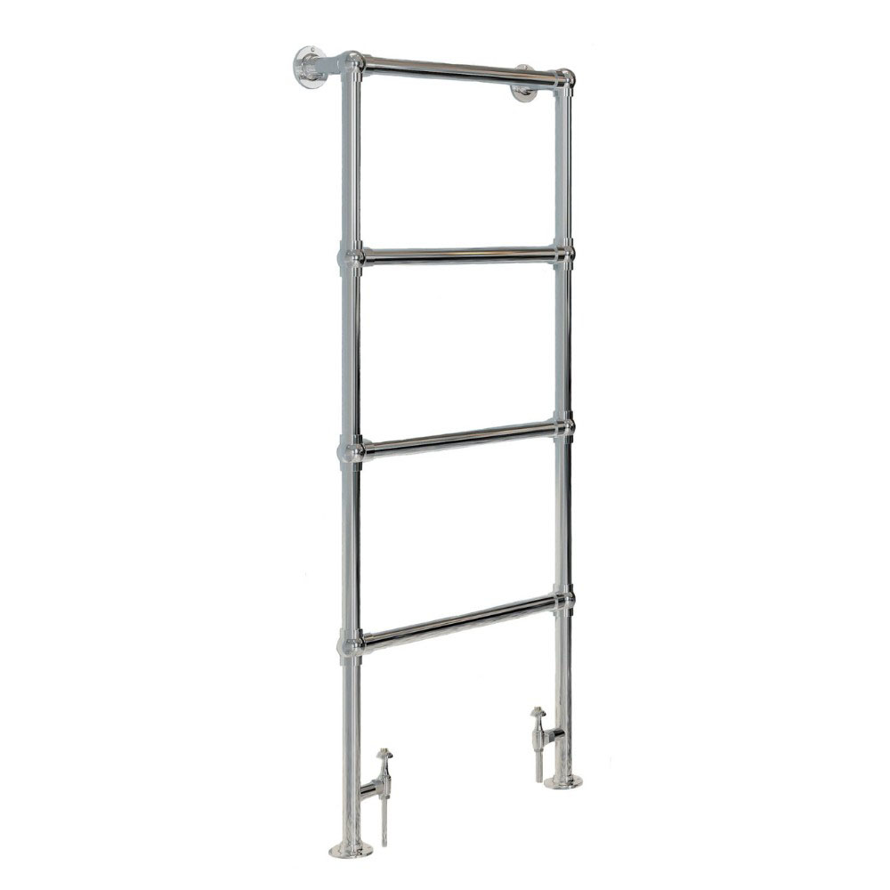 The Croft Traditional Towel Rail finished in Chrome