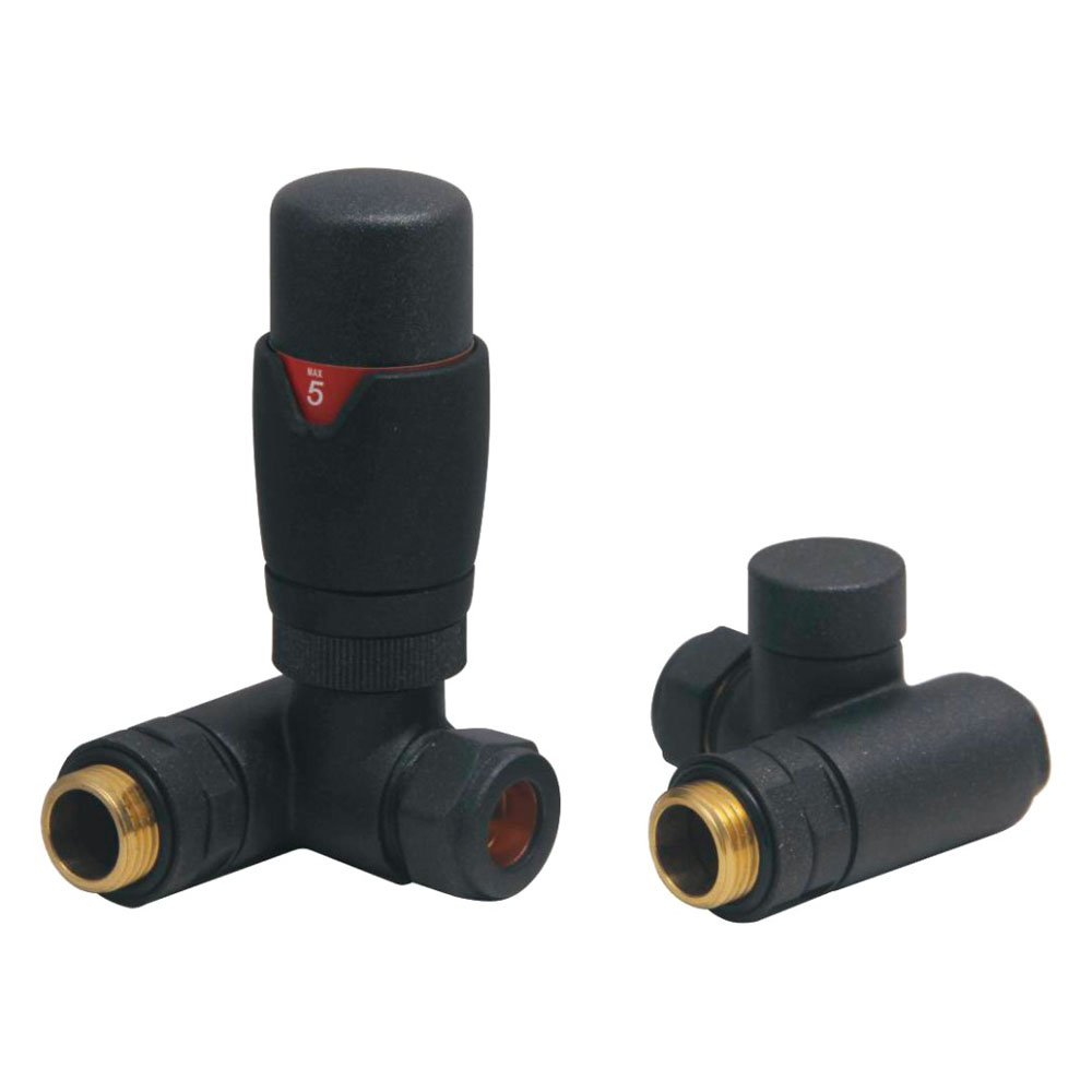 Fortrose Dual Fuel Corner TRV Valve Set