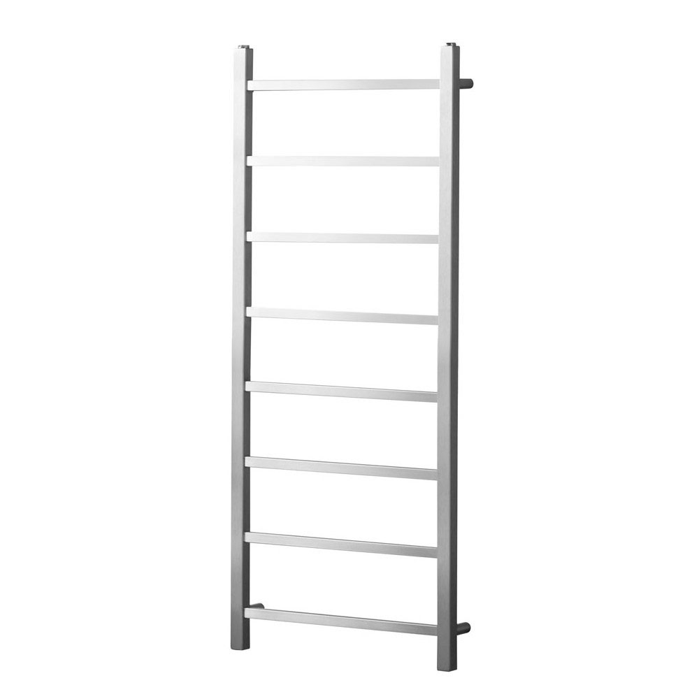 Highclere Electric Towel Rail in Brushed Stainless Steel finish