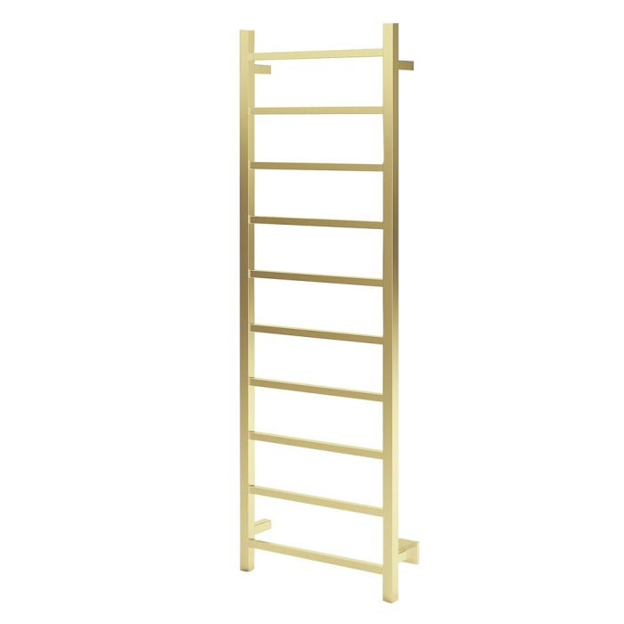 Highclere Electric Towel Rail in Brushed Brass