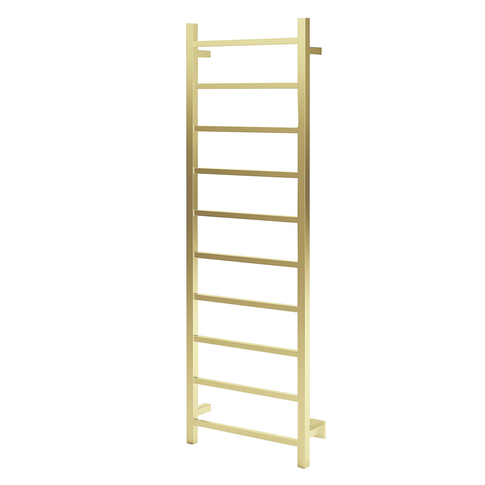 Highclere Electric Towel Rail in Brushed Brass