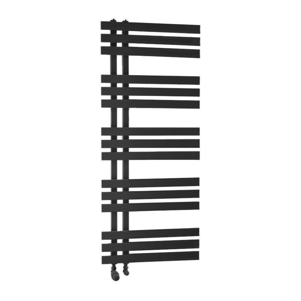 Dyrham Designer Towel Rail in Black