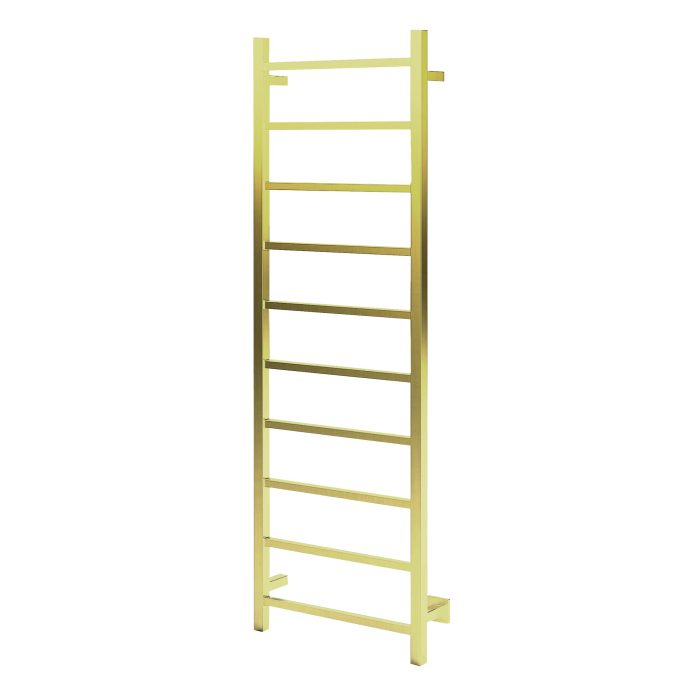 Highclere Electric Towel Rail in Polished Brass