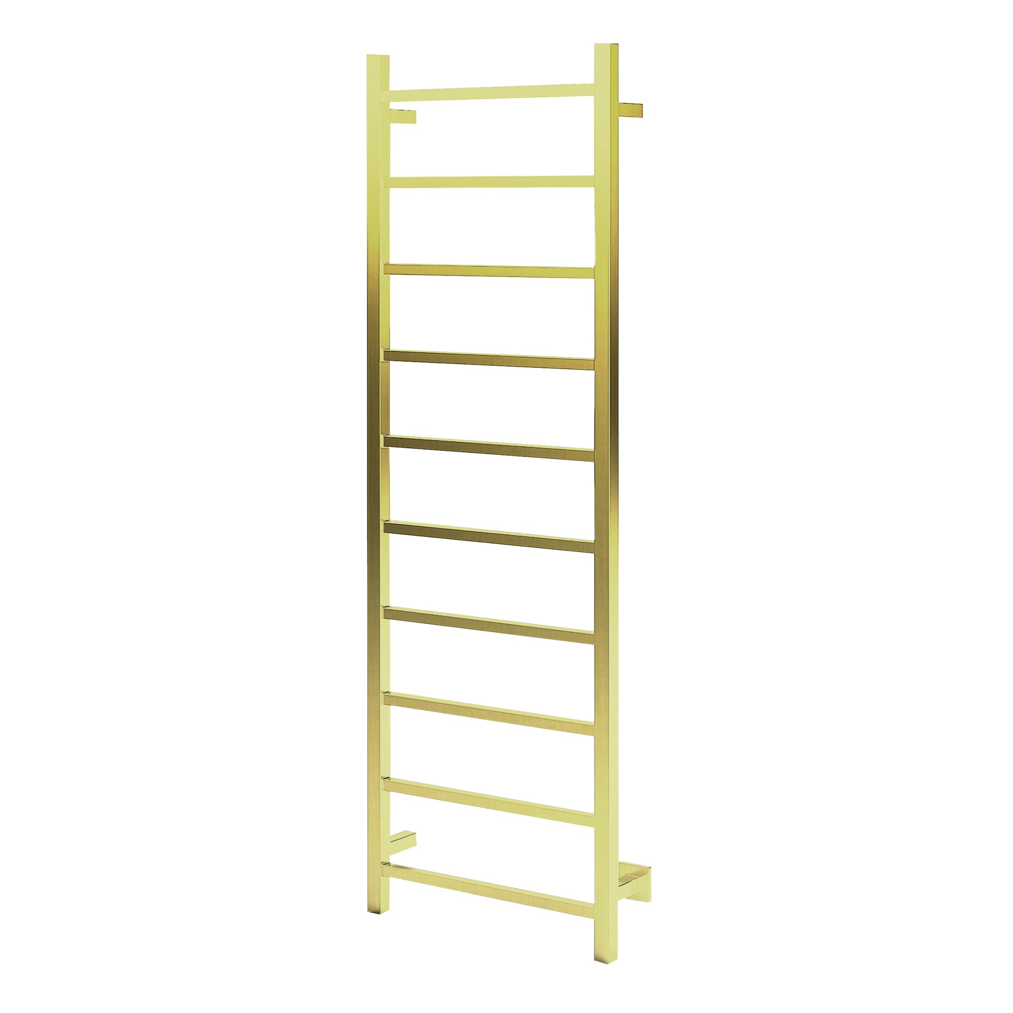 Highclere Electric Towel Rail in Polished Brass