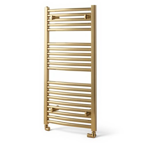 Kiplin Towel Rail 1200mm x 500mm in Brushed Gold